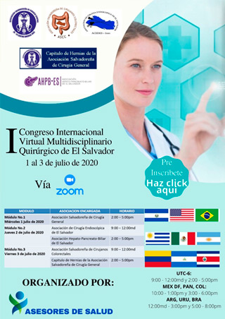 I congreso Internacional Virtual Multidisciplinario Quirurgico de El Salvador